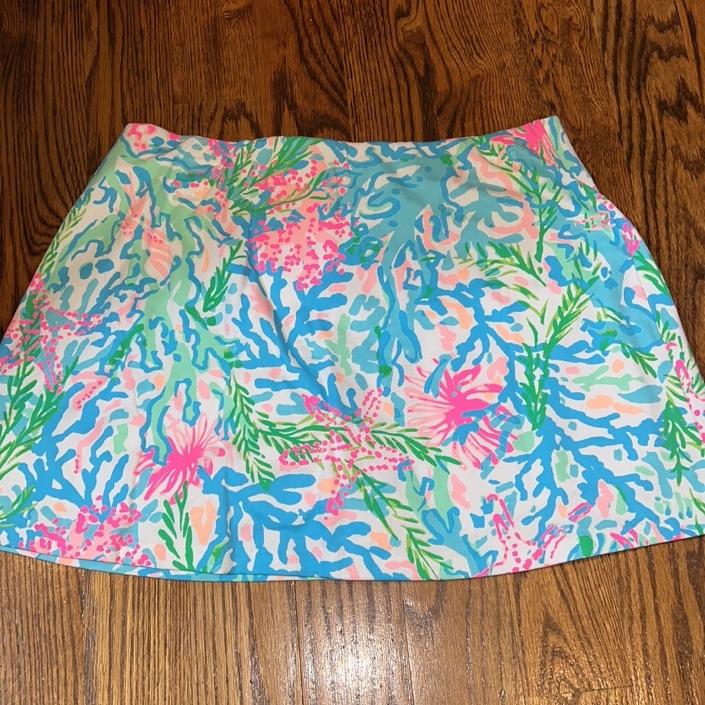 Lilly Pulitzer Madison Skort Multi Coral Bay size Large NWT - Picture 8 of 8